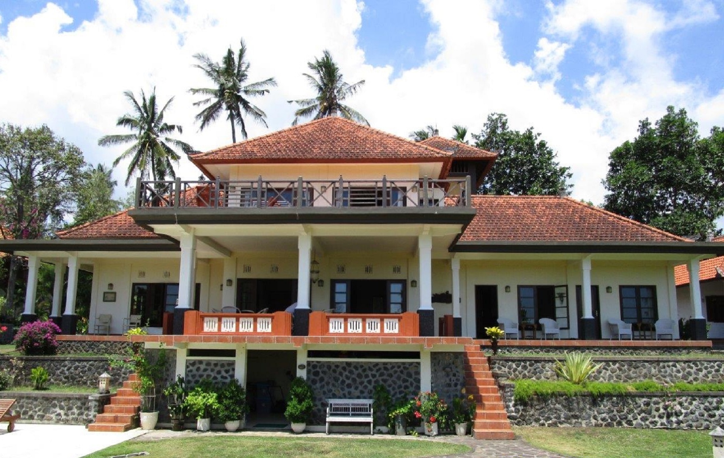 Bukit Asri Lodge hoofdgebouw in Oost Bali